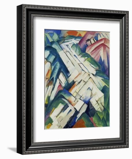 Mountains (Formerly Landscape), 1911/12-Franz Marc-Framed Giclee Print