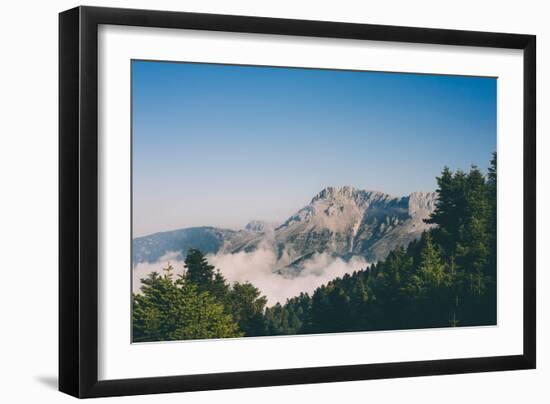 Mountains in Greece-Clive Nolan-Framed Photographic Print