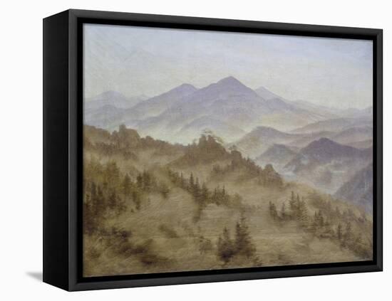 Mountains in Mists Ascending, Ca, 1835-Caspar David Friedrich-Framed Premier Image Canvas