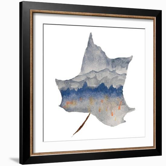 Mountains in the Leaf-Susan Bryant-Framed Art Print