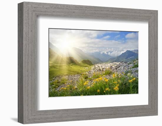 Mountains Landscape in Vorarlberg, Austria-egal-Framed Photographic Print