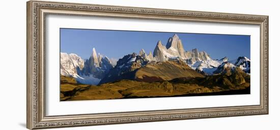 Mountains, Mt Fitzroy, Cerro Torre, Argentine Glaciers National Park, Patagonia, Argentina-null-Framed Photographic Print