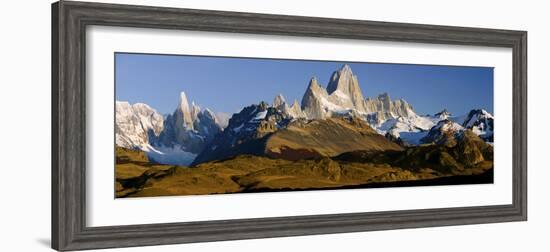 Mountains, Mt Fitzroy, Cerro Torre, Argentine Glaciers National Park, Patagonia, Argentina-null-Framed Photographic Print