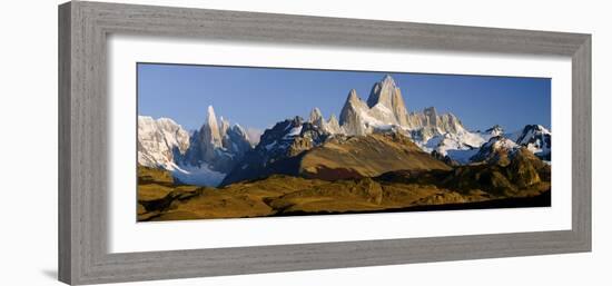 Mountains, Mt Fitzroy, Cerro Torre, Argentine Glaciers National Park, Patagonia, Argentina-null-Framed Photographic Print