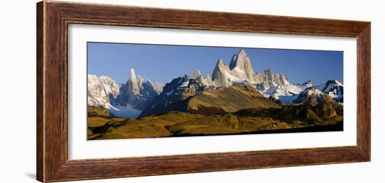 Mountains, Mt Fitzroy, Cerro Torre, Argentine Glaciers National Park, Patagonia, Argentina-null-Framed Photographic Print