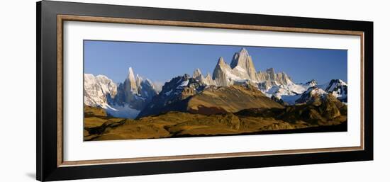 Mountains, Mt Fitzroy, Cerro Torre, Argentine Glaciers National Park, Patagonia, Argentina-null-Framed Photographic Print