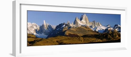 Mountains, Mt Fitzroy, Cerro Torre, Argentine Glaciers National Park, Patagonia, Argentina-null-Framed Photographic Print