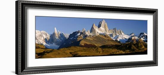 Mountains, Mt Fitzroy, Cerro Torre, Argentine Glaciers National Park, Patagonia, Argentina-null-Framed Photographic Print