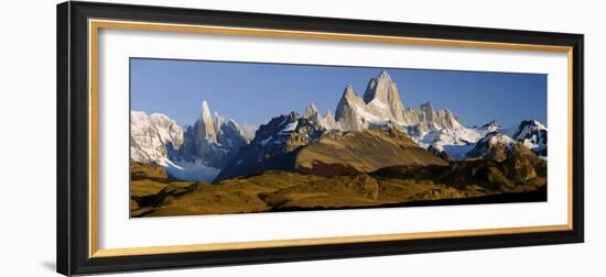 Mountains, Mt Fitzroy, Cerro Torre, Argentine Glaciers National Park, Patagonia, Argentina-null-Framed Photographic Print