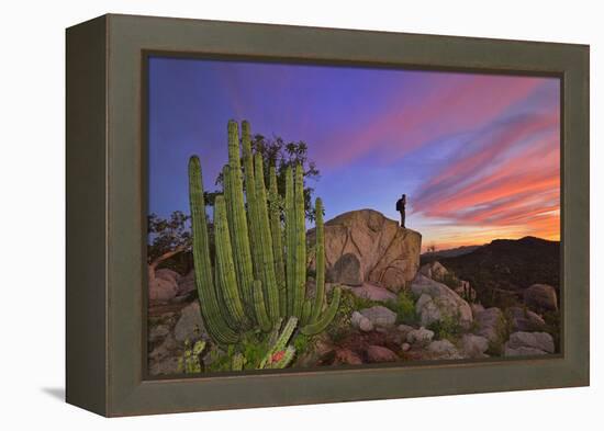 Mountains Near La Ventanaz, Baja California, Mexico-Christian Heeb-Framed Premier Image Canvas