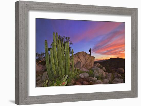 Mountains Near La Ventanaz, Baja California, Mexico-Christian Heeb-Framed Photographic Print