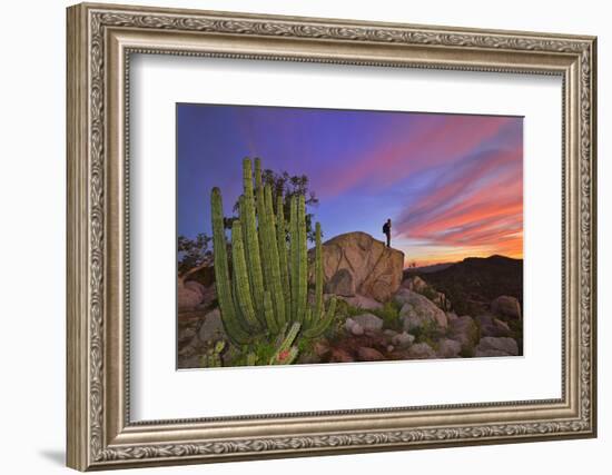 Mountains Near La Ventanaz, Baja California, Mexico-Christian Heeb-Framed Photographic Print