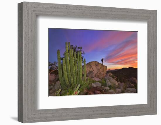 Mountains Near La Ventanaz, Baja California, Mexico-Christian Heeb-Framed Photographic Print