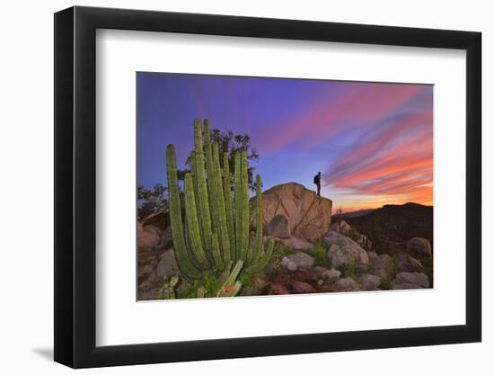 Mountains Near La Ventanaz, Baja California, Mexico-Christian Heeb-Framed Photographic Print