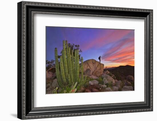 Mountains Near La Ventanaz, Baja California, Mexico-Christian Heeb-Framed Photographic Print