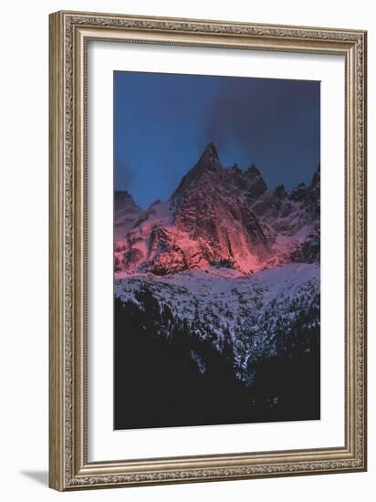 Mountains Of Chamonix, France At Sunset-Lindsay Daniels-Framed Photographic Print