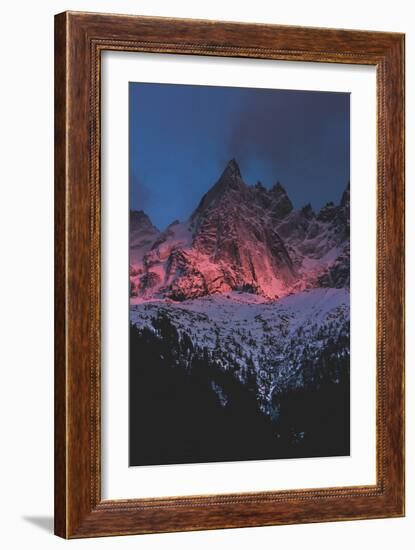 Mountains Of Chamonix, France At Sunset-Lindsay Daniels-Framed Photographic Print