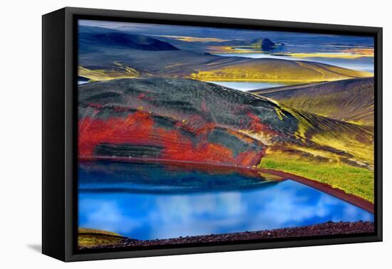 Mountains of Color-Howard Ruby-Framed Premier Image Canvas