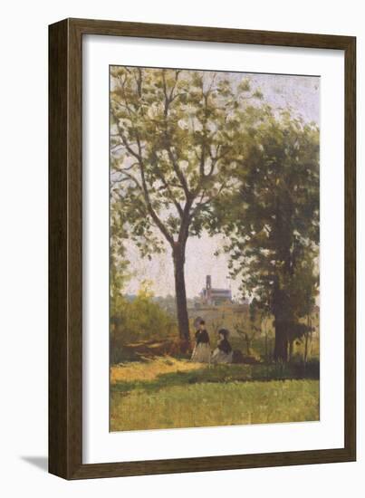 Mountains of the Cross-Silvestro Lega-Framed Giclee Print