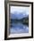 Mountains of the Southern Alps Reflected in Lake Matheson, Canterbury, South Island, New Zealand-Robert Francis-Framed Photographic Print