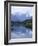 Mountains of the Southern Alps Reflected in Lake Matheson, Canterbury, South Island, New Zealand-Robert Francis-Framed Photographic Print