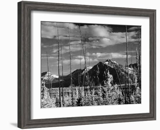 Mountains of Yukon Territory Seen from Alcan Highway-J^ R^ Eyerman-Framed Photographic Print