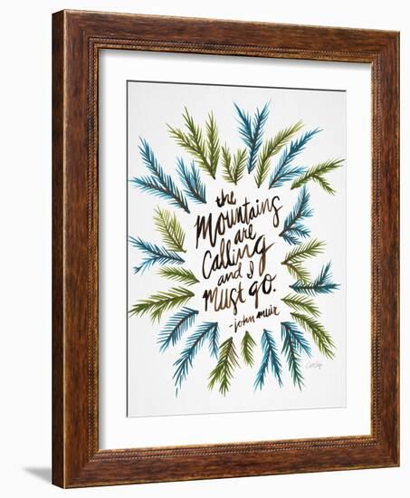 Mountains Original-Cat Coquillette-Framed Giclee Print