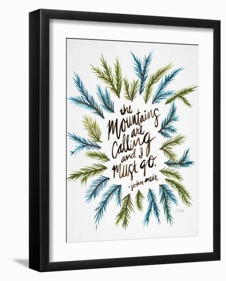 Mountains Original-Cat Coquillette-Framed Giclee Print