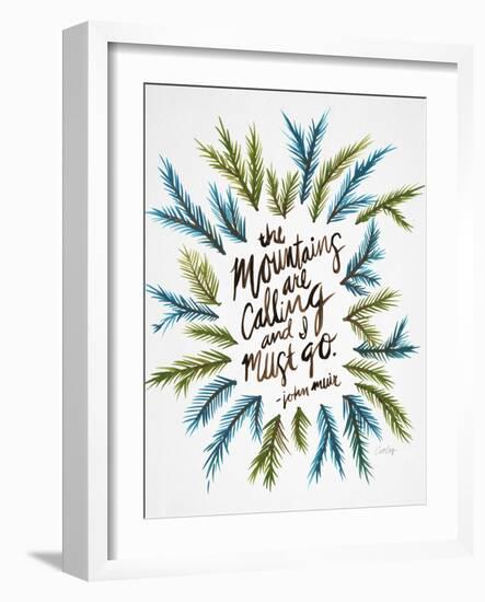 Mountains Original-Cat Coquillette-Framed Giclee Print