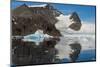 Mountains reflecting in glassy water of Hope Bay, Antarctica, Polar Regions-Michael Runkel-Mounted Photographic Print