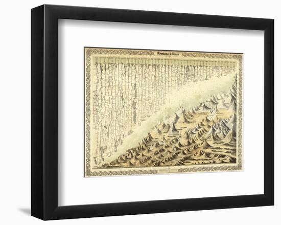 Mountains & Rivers, c.1856-G^ W^ Colton-Framed Art Print