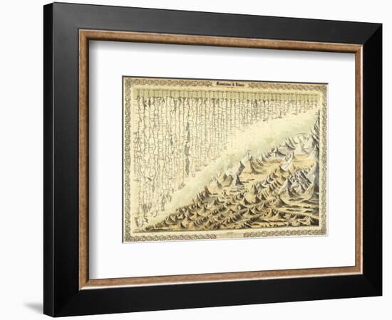 Mountains & Rivers, c.1856-G^ W^ Colton-Framed Art Print