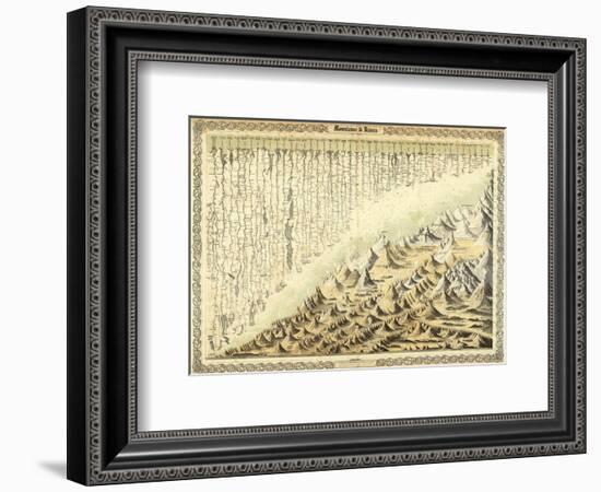 Mountains & Rivers, c.1856-G^ W^ Colton-Framed Art Print