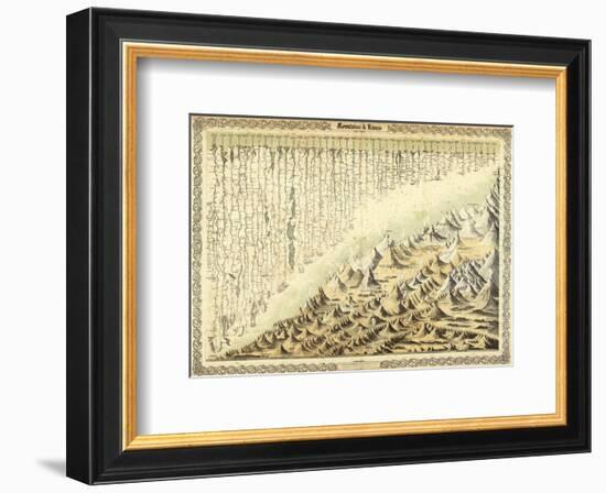 Mountains & Rivers, c.1856-G^ W^ Colton-Framed Art Print