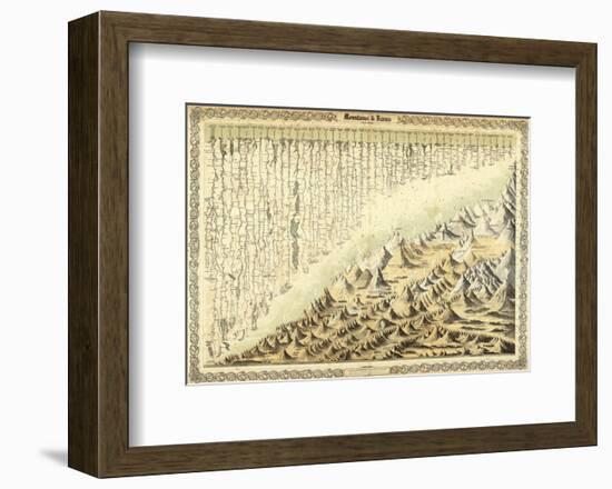 Mountains & Rivers, c.1856-G^ W^ Colton-Framed Art Print