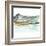 Mountains to Sea VII-Jennifer Goldberger-Framed Art Print