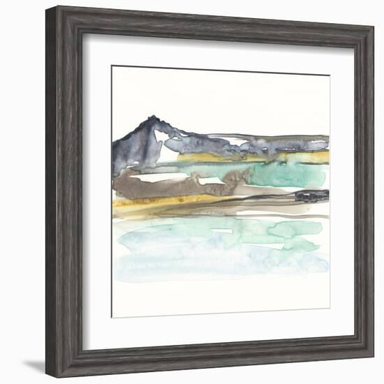 Mountains to Sea VII-Jennifer Goldberger-Framed Art Print