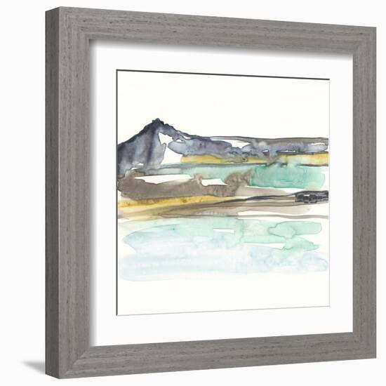 Mountains to Sea VII-Jennifer Goldberger-Framed Art Print