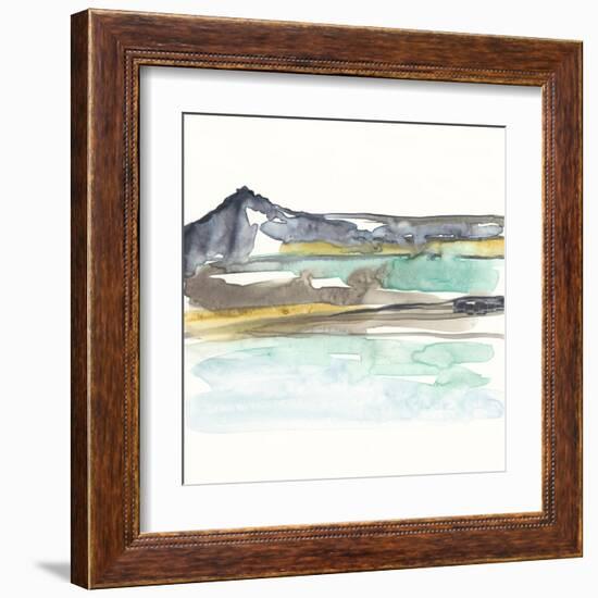 Mountains to Sea VII-Jennifer Goldberger-Framed Art Print