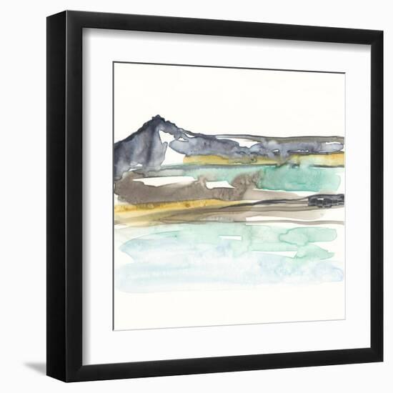 Mountains to Sea VII-Jennifer Goldberger-Framed Art Print