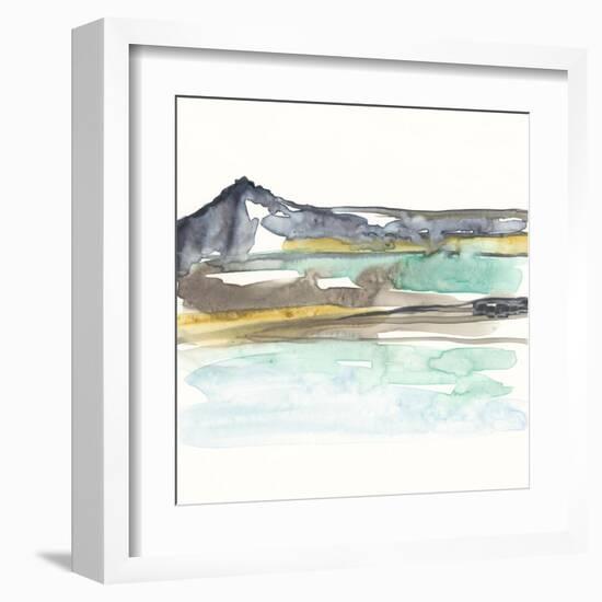 Mountains to Sea VII-Jennifer Goldberger-Framed Art Print