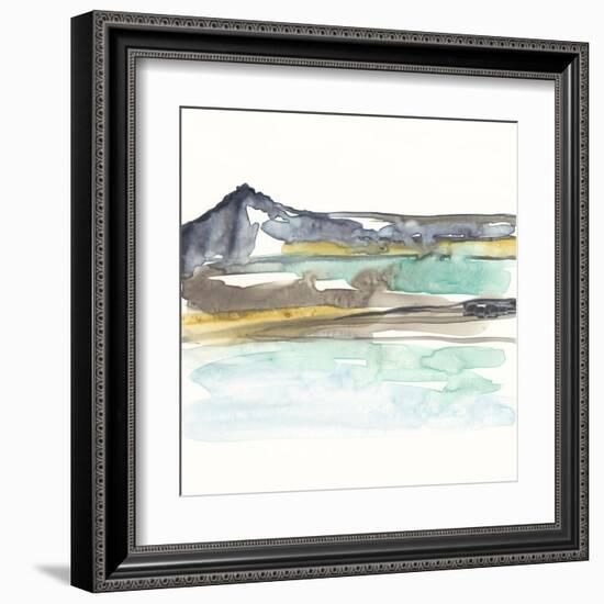 Mountains to Sea VII-Jennifer Goldberger-Framed Art Print