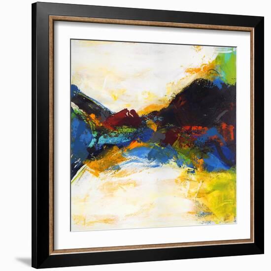 Mountains-null-Framed Art Print