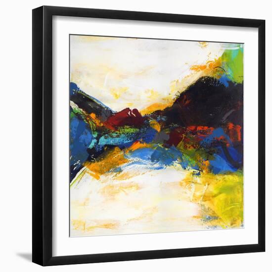 Mountains-null-Framed Art Print