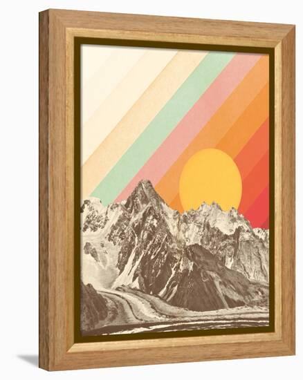 Mountainscape 1-Florent Bodart-Framed Premier Image Canvas