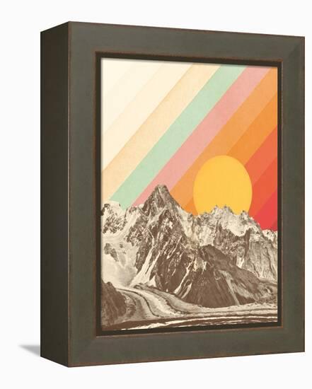 Mountainscape 1-Florent Bodart-Framed Premier Image Canvas