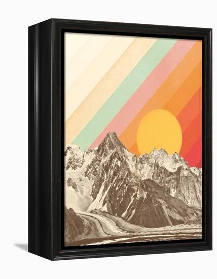 Mountainscape 1-Florent Bodart-Framed Premier Image Canvas