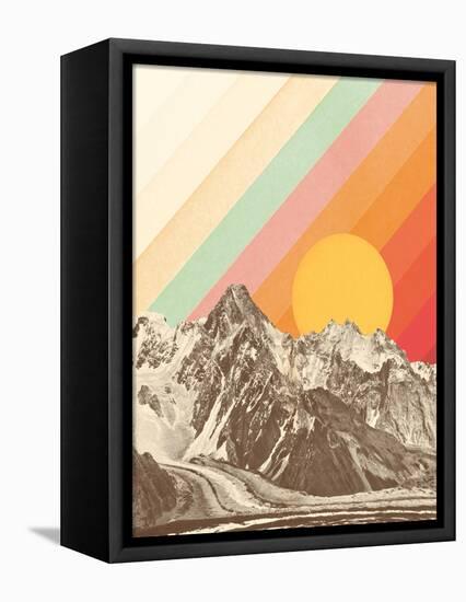 Mountainscape 1-Florent Bodart-Framed Premier Image Canvas