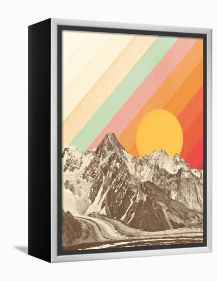 Mountainscape 1-Florent Bodart-Framed Premier Image Canvas