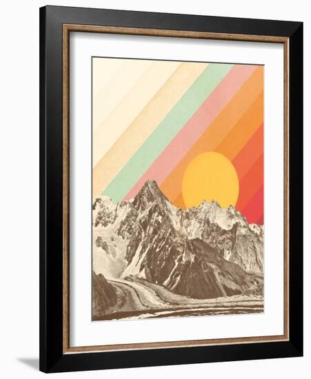 Mountainscape 1-Florent Bodart-Framed Premium Giclee Print